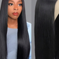 V-part straight human hair wig – 