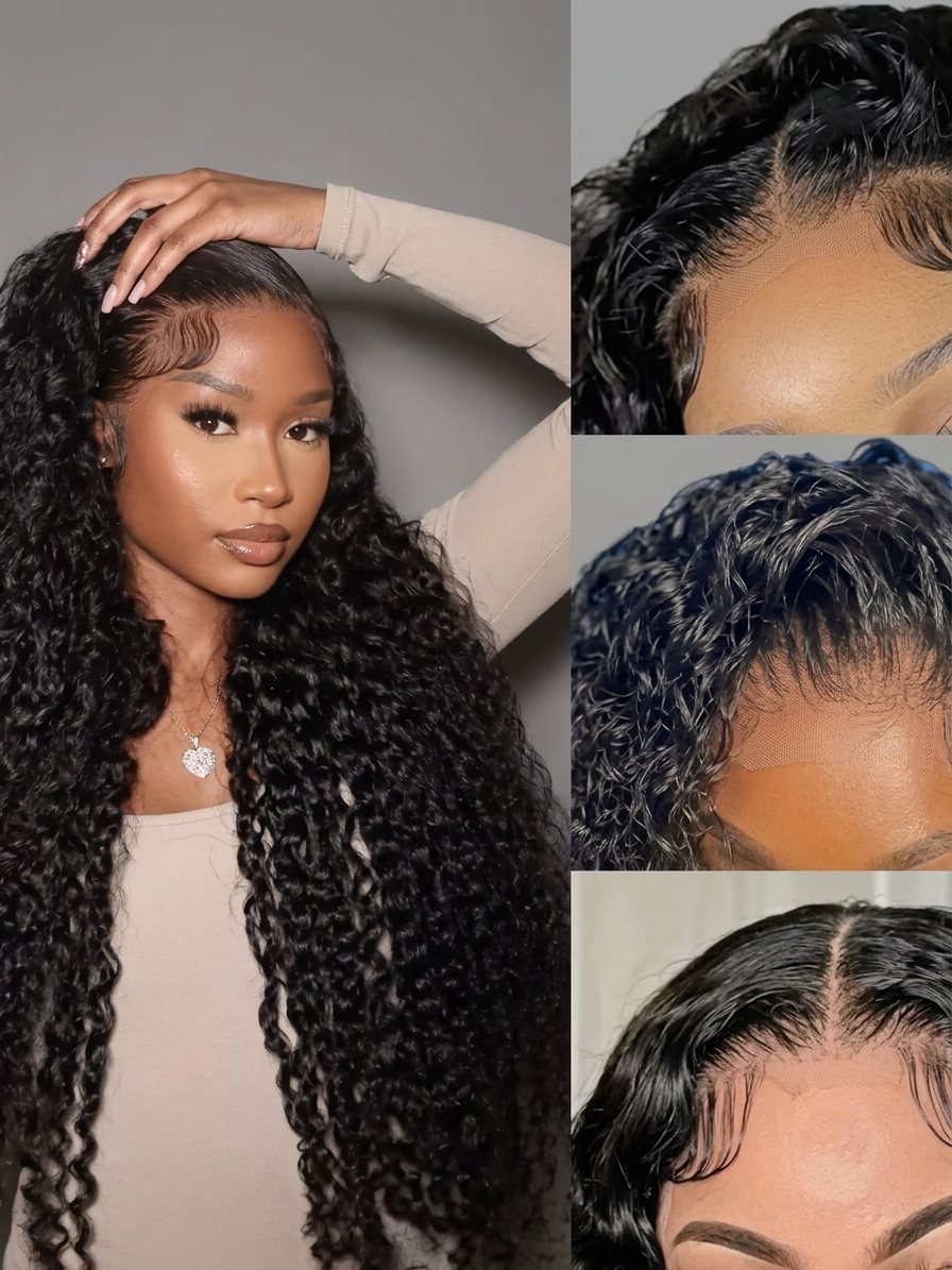 42" Deep Wave Lace Wig