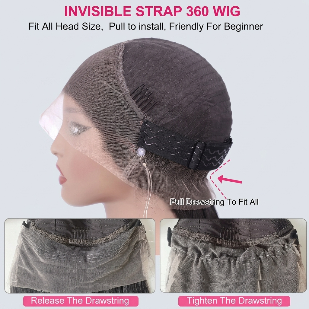 Body Wave 360 Full Lace Glueless Wig