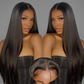 Bone Straight HD Lace Front Glueless Human Hair Wig
