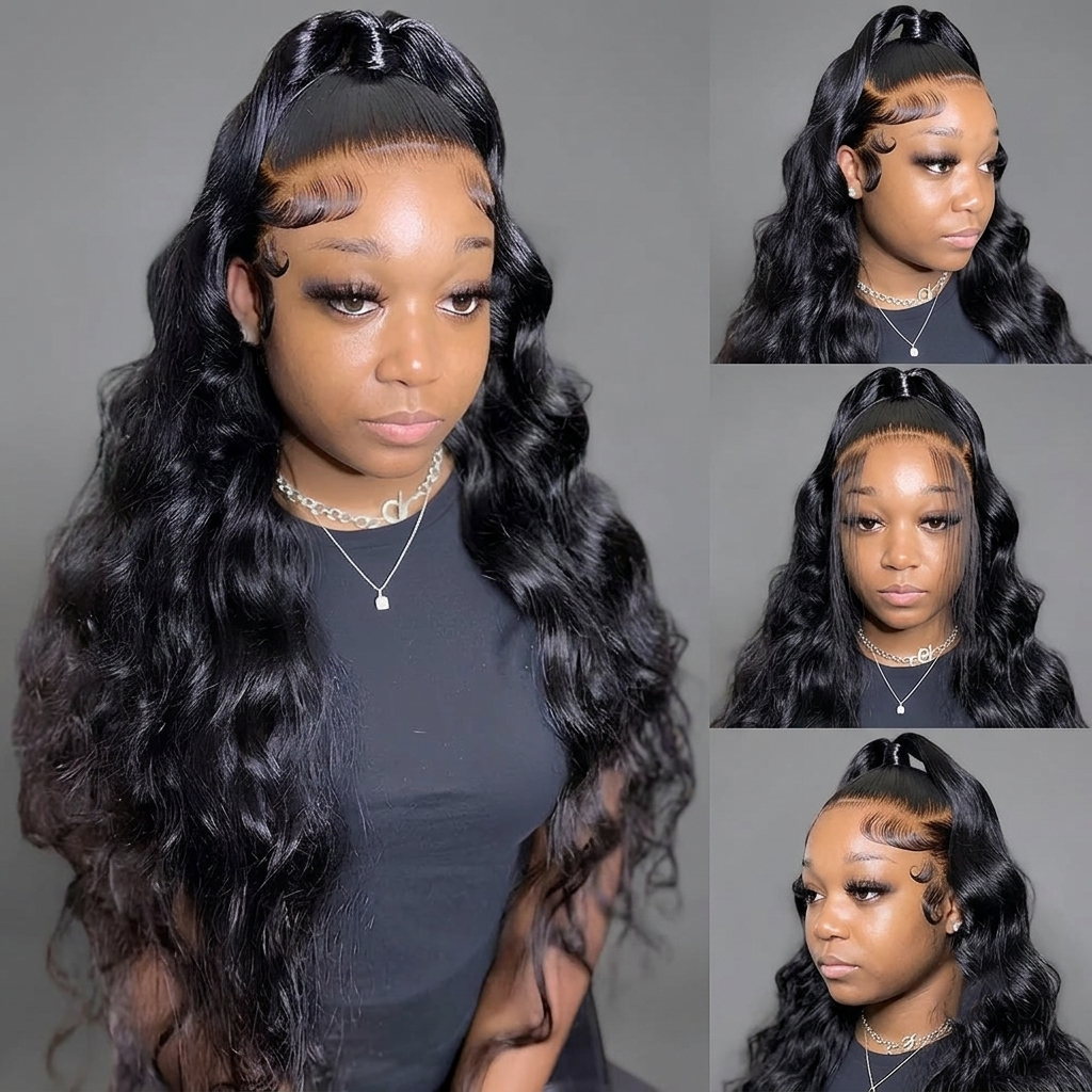 Body Wave 360 Full Lace Glueless Wig