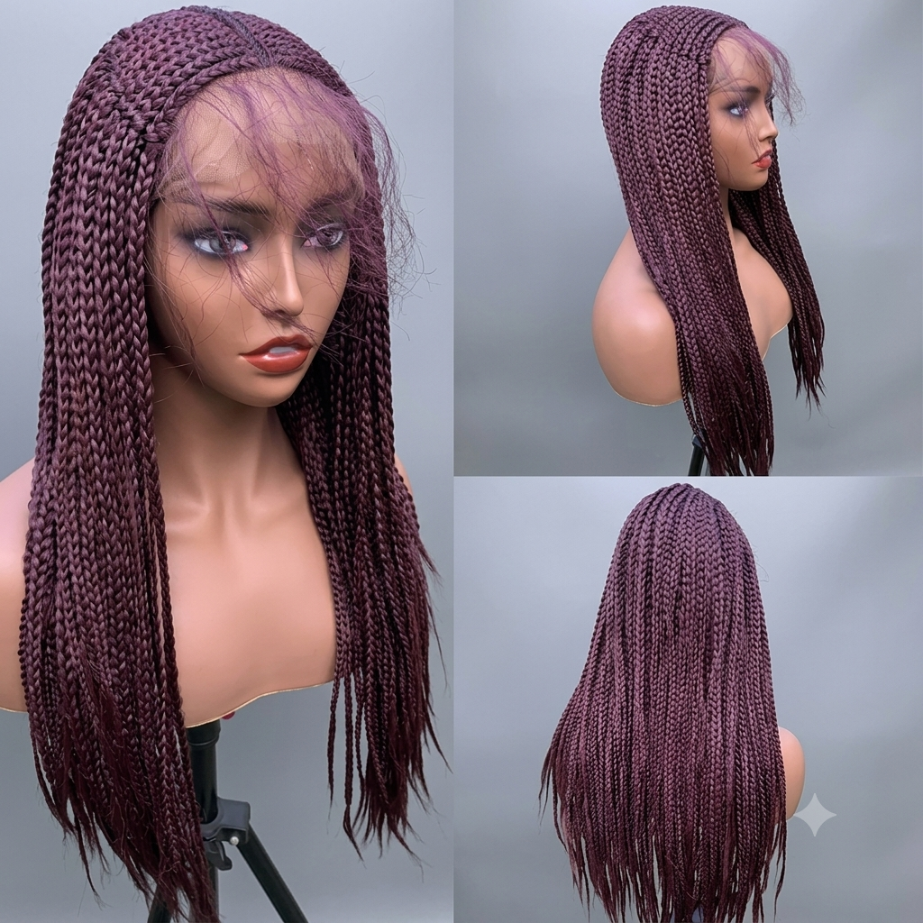 13x6 Braided Front Lace Wig