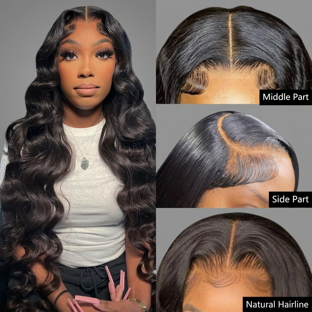 4x6 Natural Body Wave Lace Wig