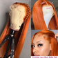 Ginger Orange Straight Lace Wig