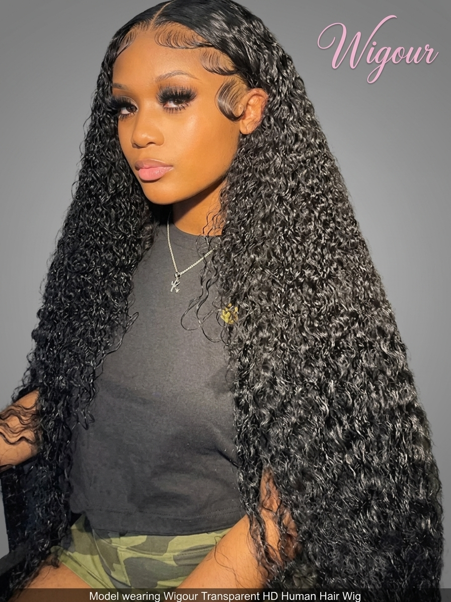 Transparent HD Deep Wave Wig