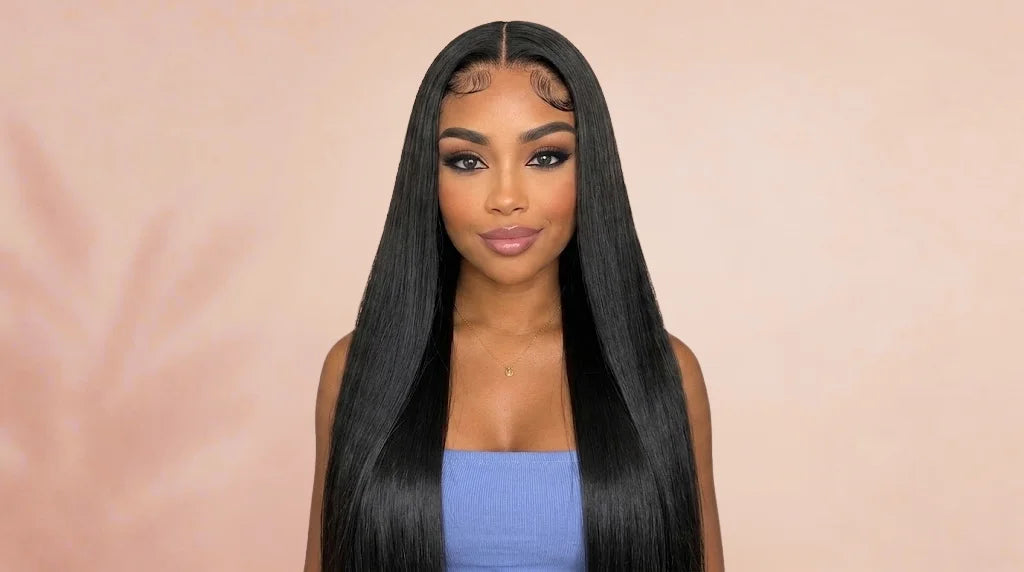After wearing Glueless Straight HD Lace Front Human Hair 220 Density