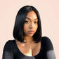 Glueless Straight Short Bob HD Lace Pre Plucked Human Wig