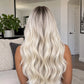 Gold Gradient Wavy Lace Wig