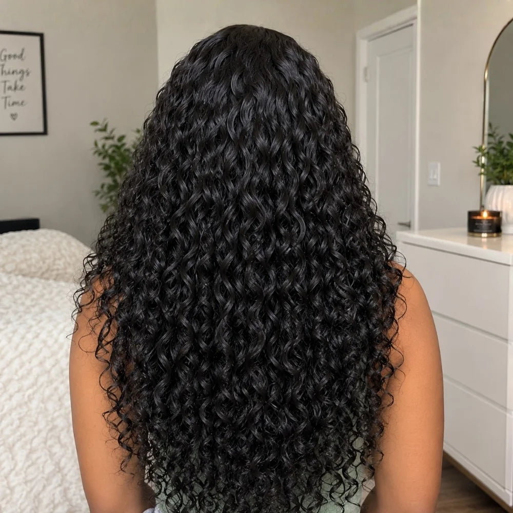 HD Lace Glueless Deep Wave Curly Wig