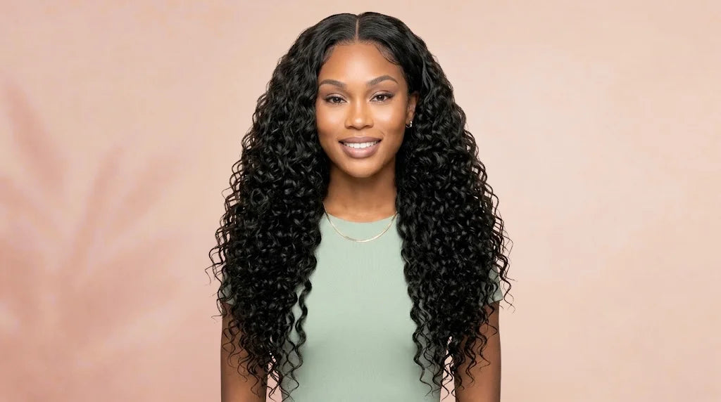 After wearing HD Lace Glueless Deep Wave Curly Wig
