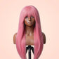 Hitori Gotoh Straight Pink Cosplay Wig