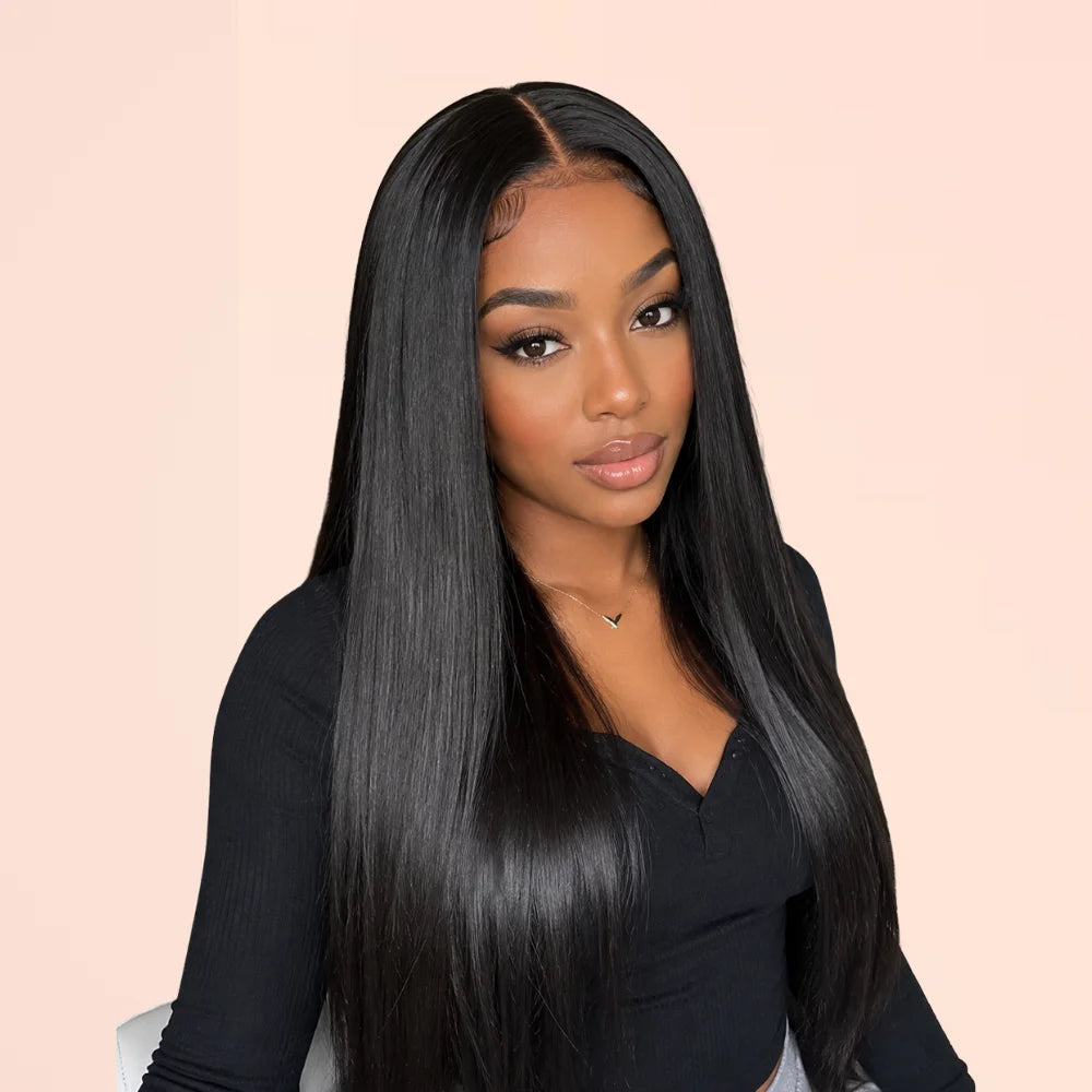 Long Straight Pre Plucked 13x6 / 360 HD Lace Front Wig