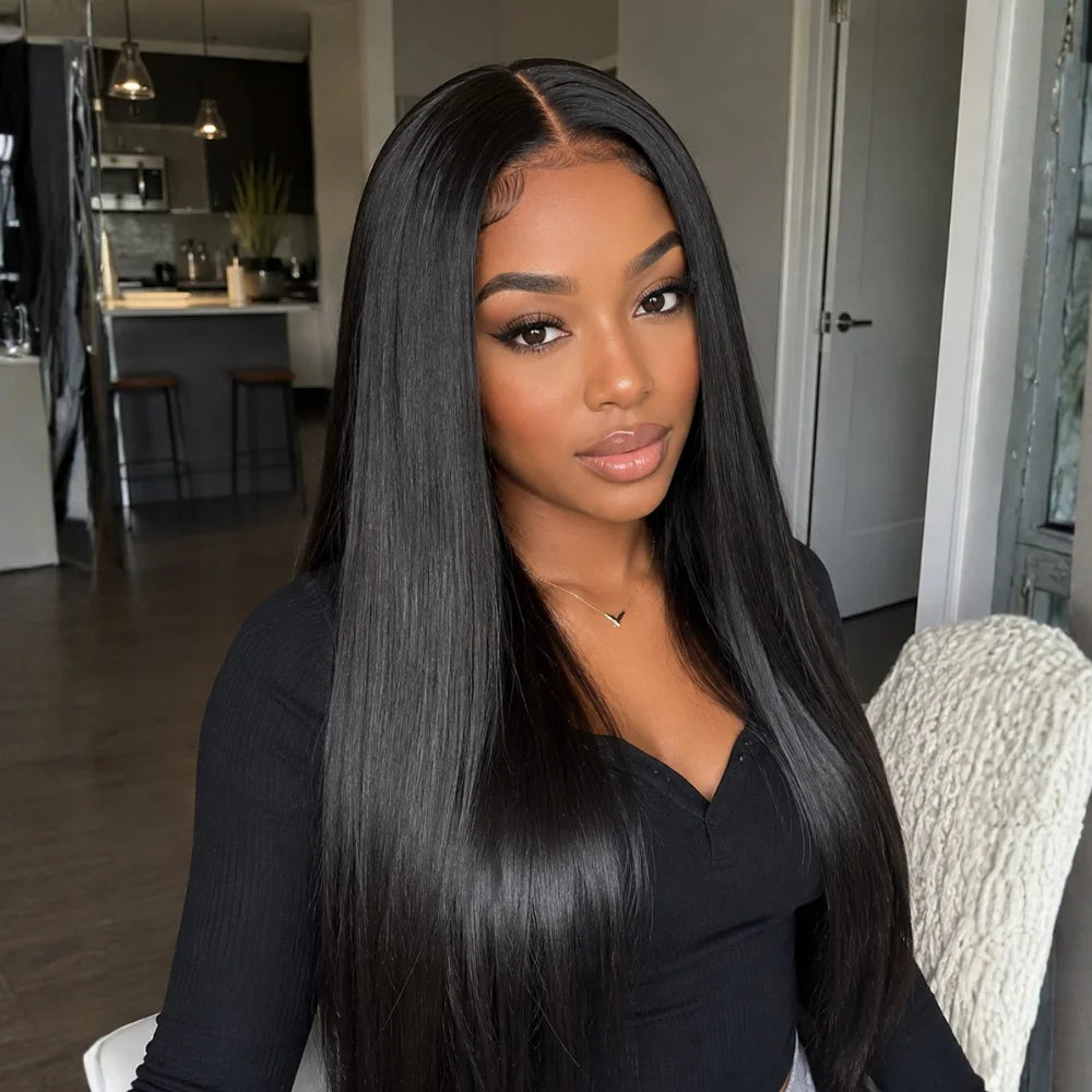 Long Straight Pre Plucked 13x6 / 360 HD Lace Front Wig