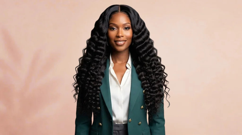 After wearing Loose Wave Curly Body Wave HD Lace Front Wig