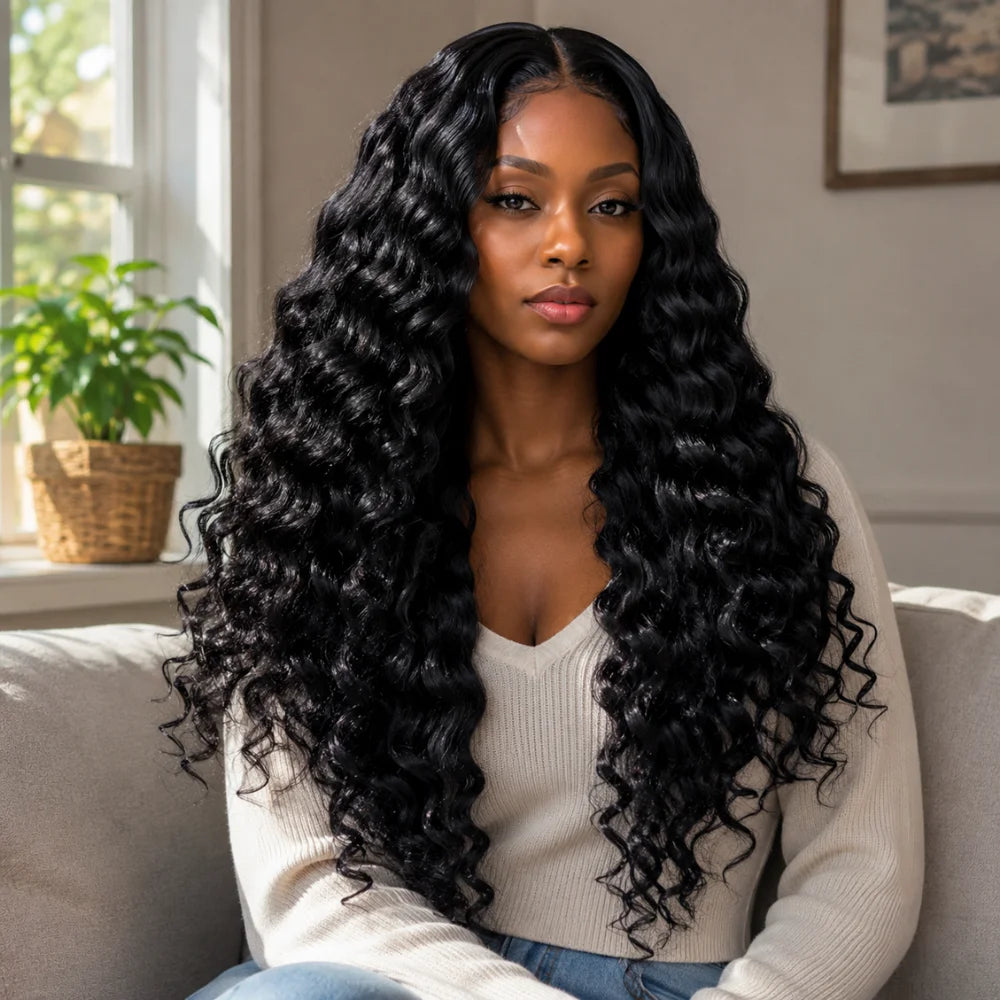 Loose Wave Curly Body Wave HD Lace Front Wig