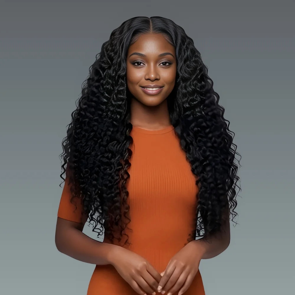 42" Deep Wave Lace Wig