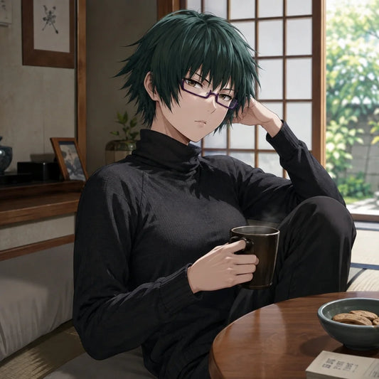 Maki Zenin Short Green Cosplay Wig