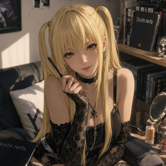 MisaMisa Long Golden Blonde Cosplay Wig