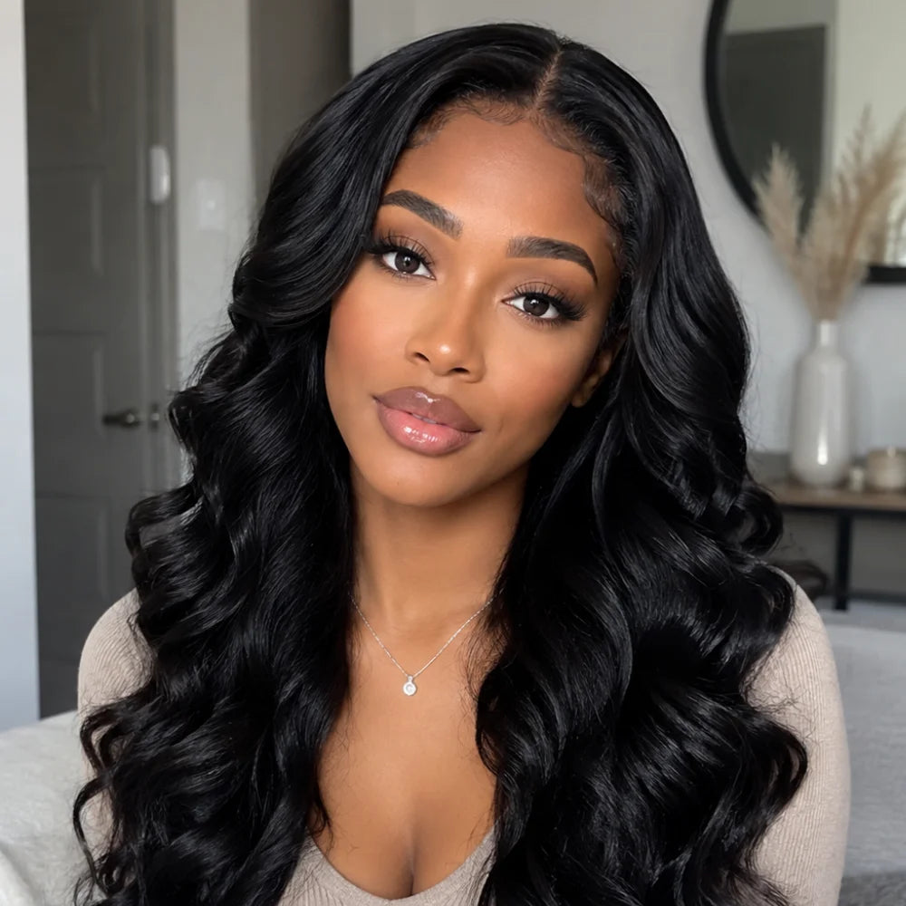 No Leave Out Body Wave V Part Remy Hair Wig