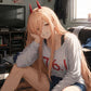 Power Long Orange Pink Cosplay Wig
