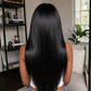 Pre Plucked Bone Straight Human Hair HD Lace Front Wig