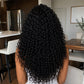Pre Plucked Burmese Curly HD Lace Front Wig