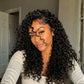 Pre Plucked Burmese Curly HD Lace Front Wig