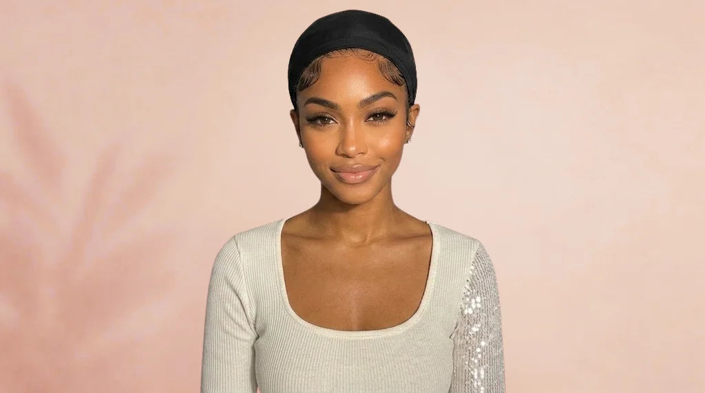 Before wearing Pre Plucked Burmese Curly HD Lace Front Wig