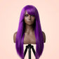 Rize Kamishiro Long Purple Curly Cosplay Wig