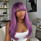 Rize Kamishiro Long Purple Curly Cosplay Wig