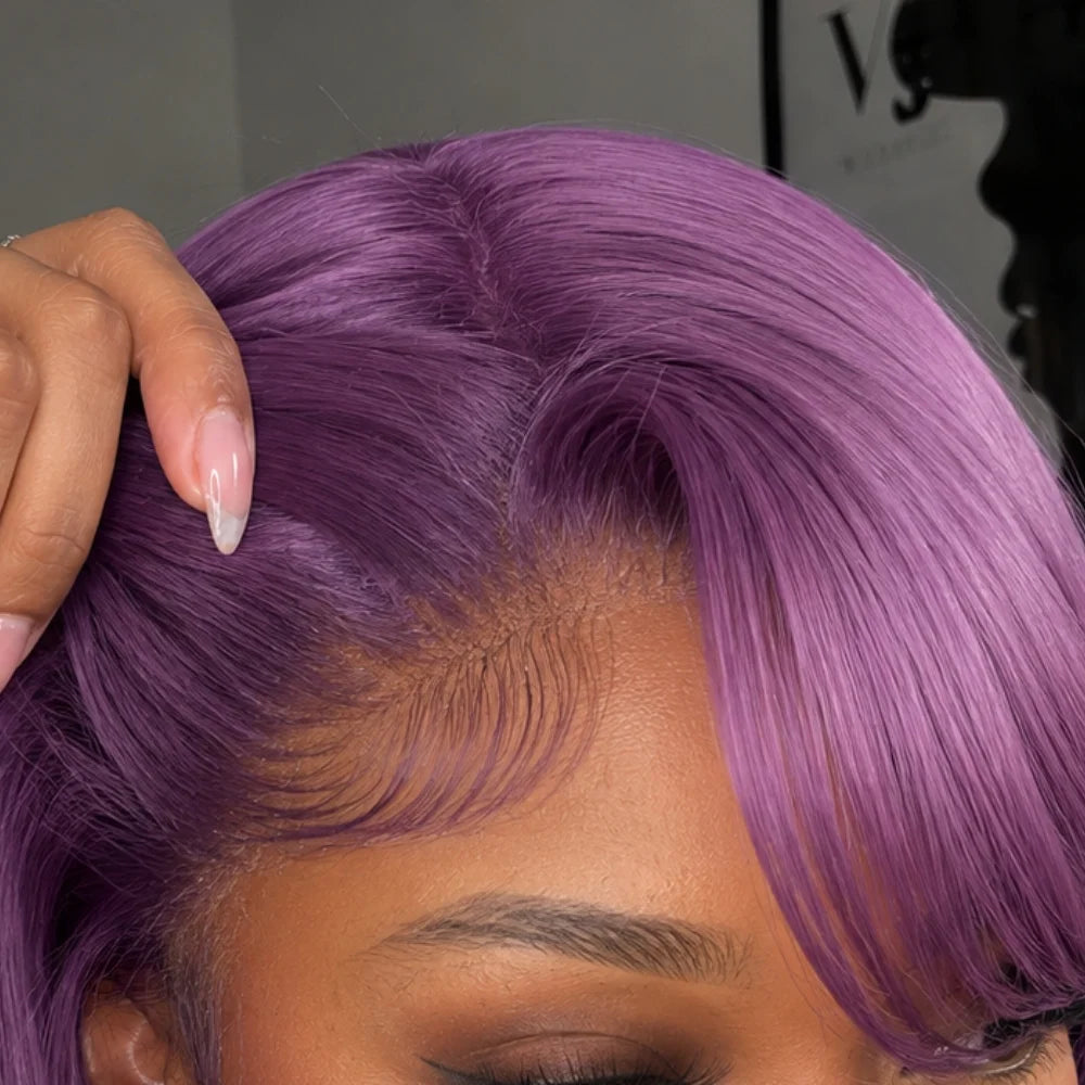 Customer style image - Rize Kamishiro Long Purple Curly Cosplay Wig