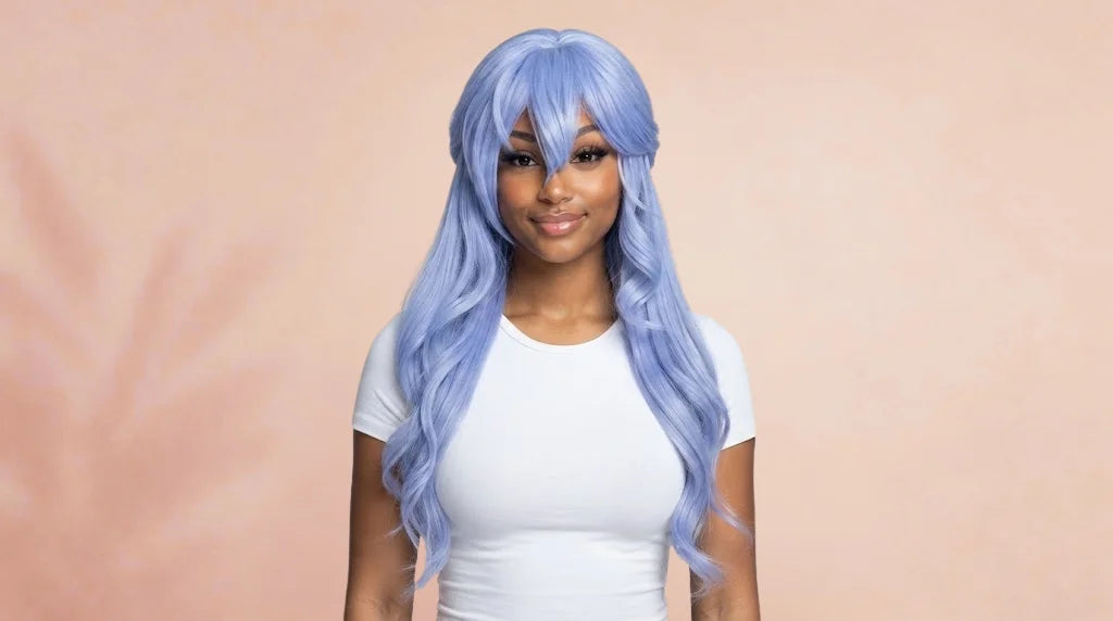 After wearing Honkai Star Rail Robin Long Synthetic Cosplay Wig