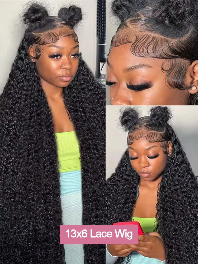 300% Density Curly Lace Wig