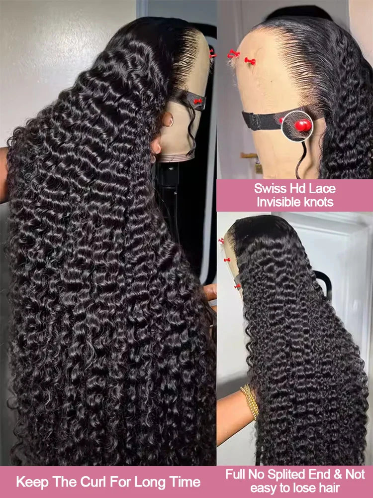 300% Density Curly Lace Wig