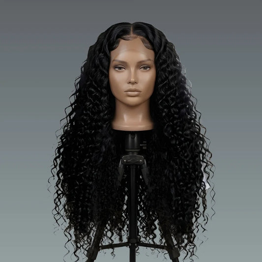 Transparent HD Deep Wave Wig