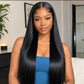 V-Part Straight Human Hair Wig