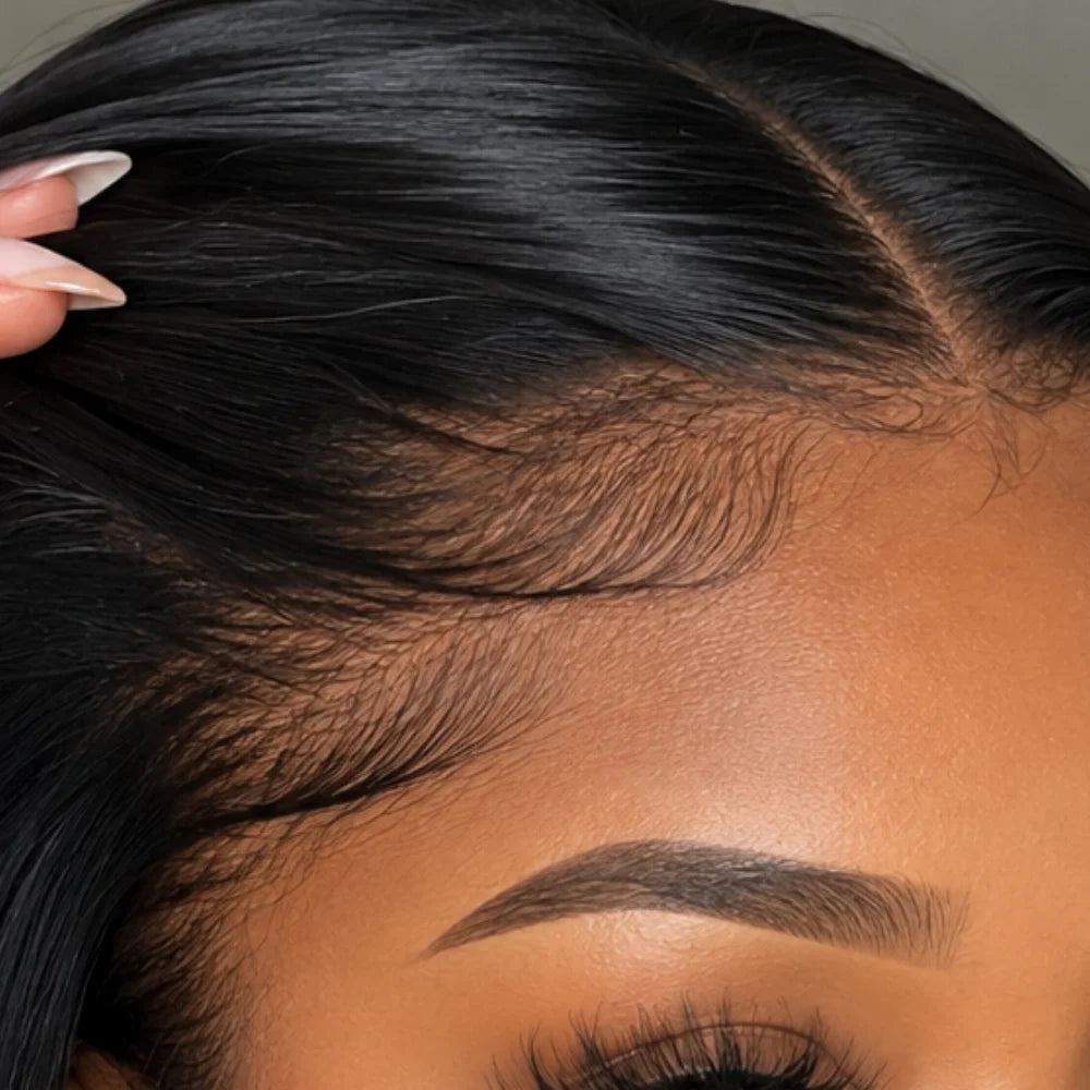 Wigour 4x4 Natural Straight Human Hair Wig  HD Lace Closure
