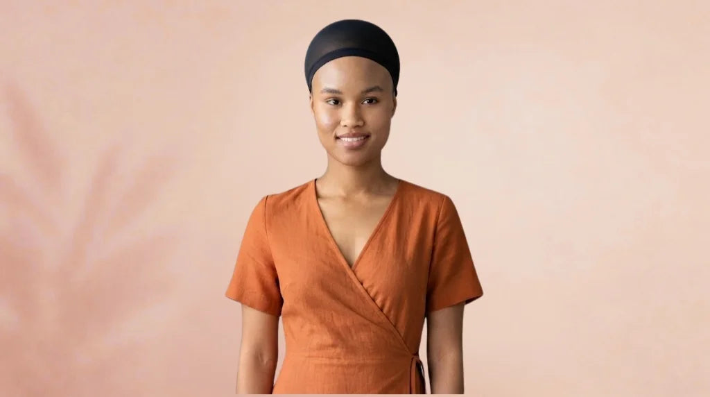 Before wearing Short Curly Pixie Wig – Glueless