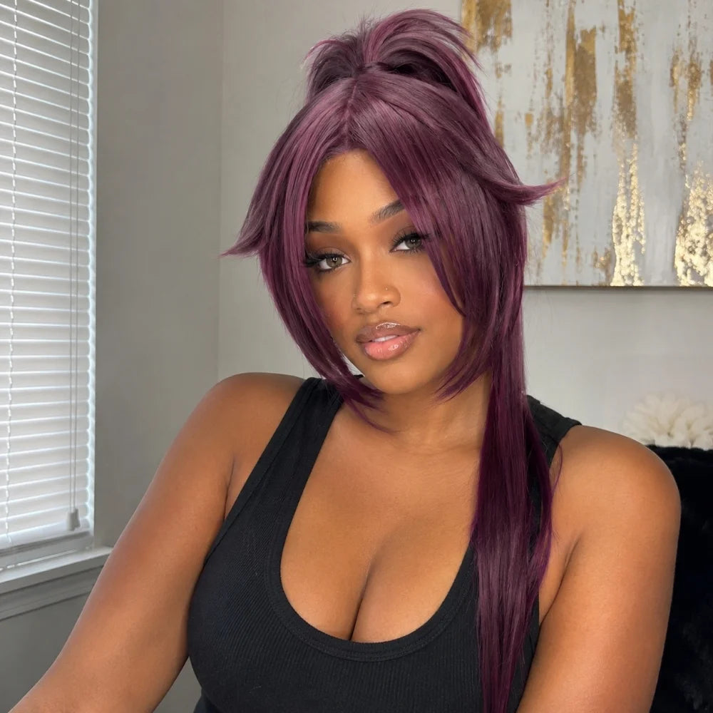 Fierce Purple Ponytail, Flash Master Style