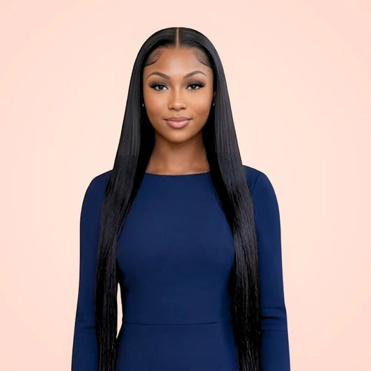 Bone Straight HD Lace Front Glueless Human Hair Wig - Wigour
