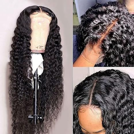 4x4 Natural Water Wave Lace Wig