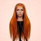 Ginger Orange Straight Lace Wig - Wigour