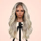 Gold Gradient Wavy Lace Wig - Wigour