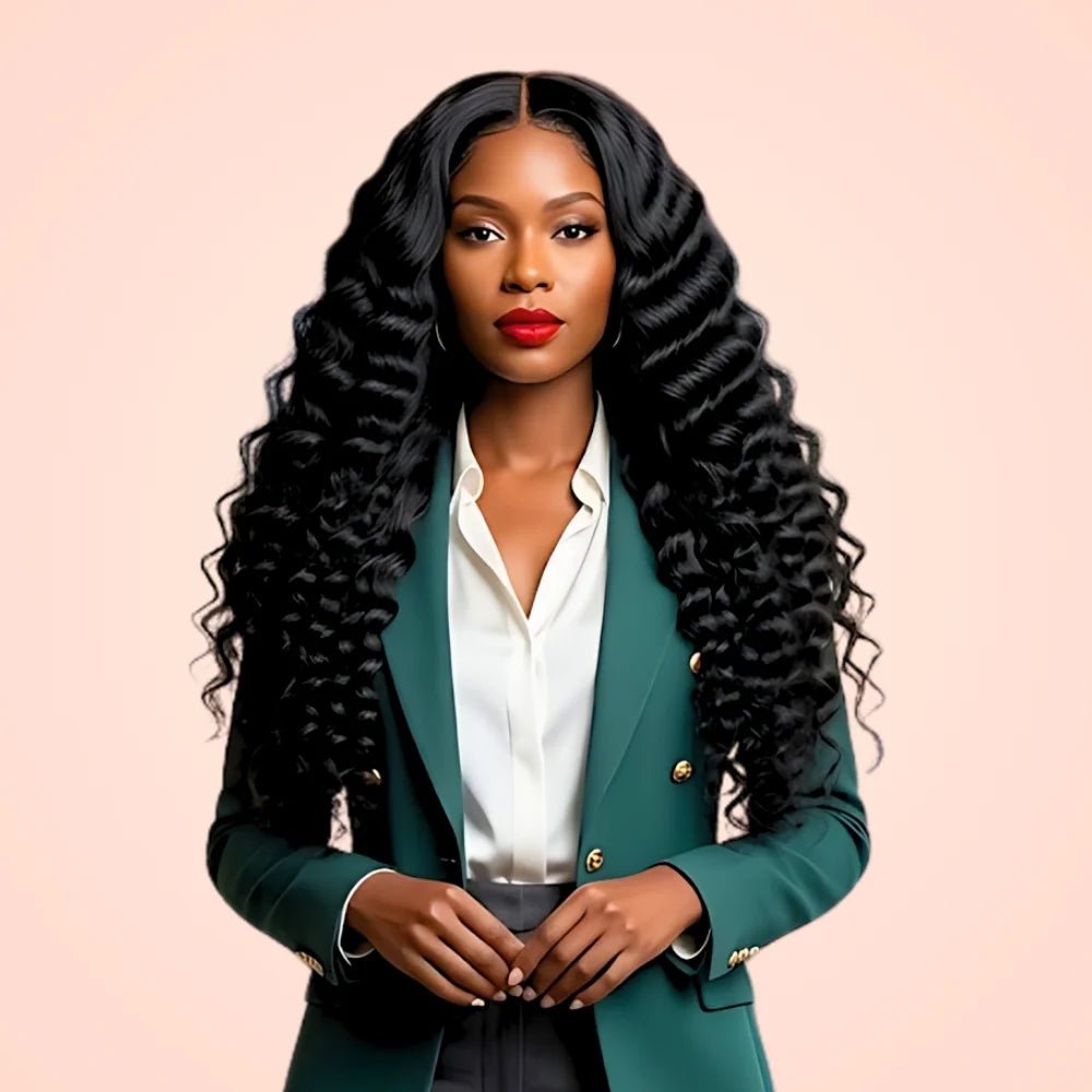 Loose Wave Curly Body Wave HD Lace Front Wig - Wigour