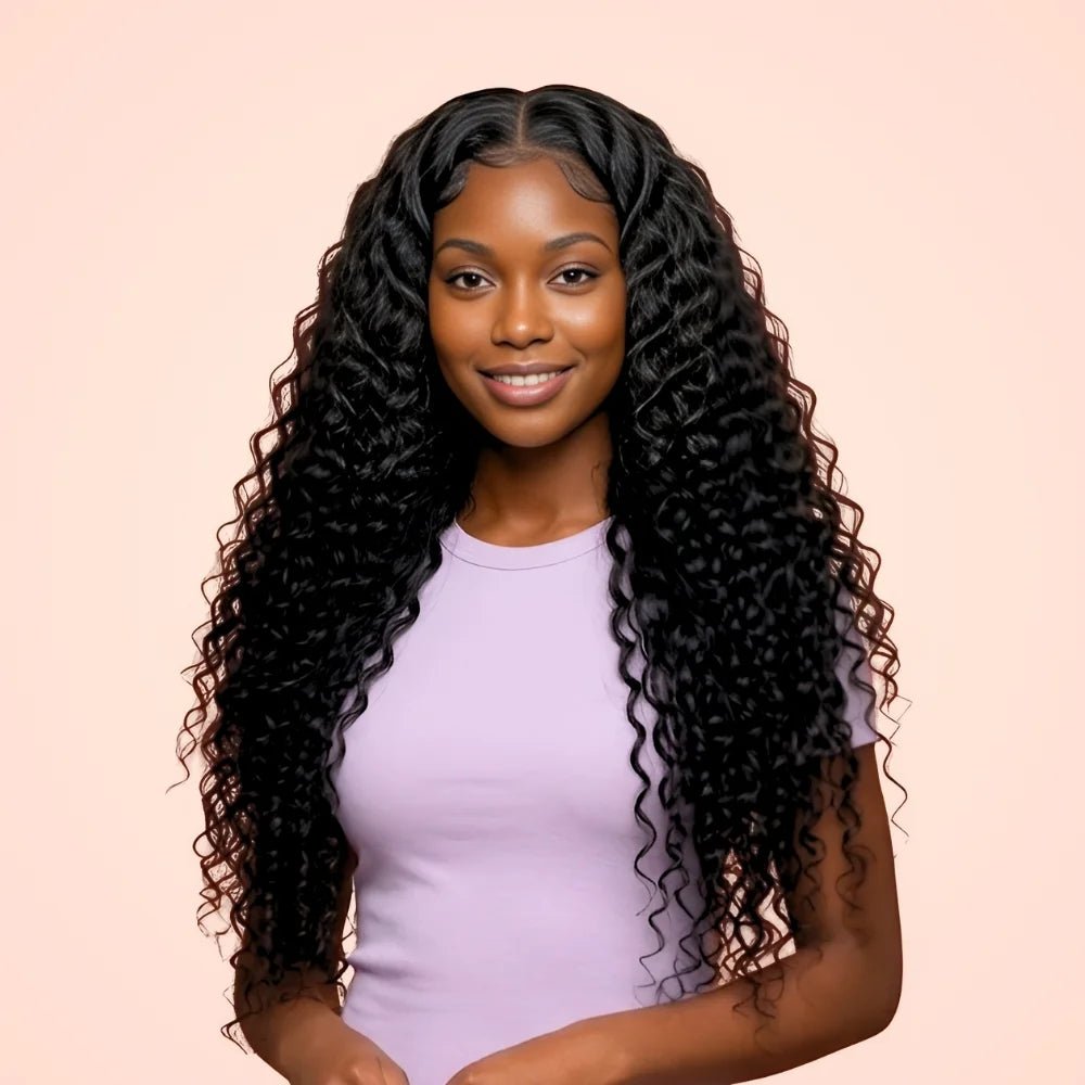 Transparent HD Deep Wave Wig - Wigour