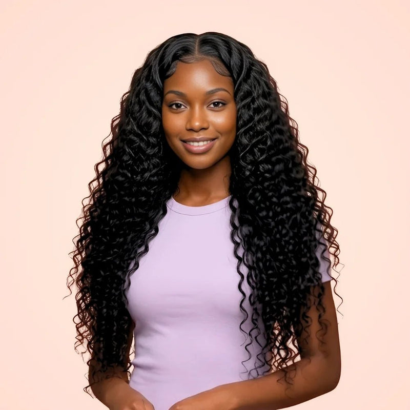 Transparent HD Deep Wave Wig - Wigour